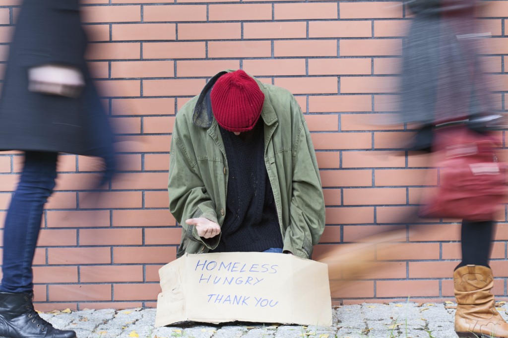 Homelessness in a big city