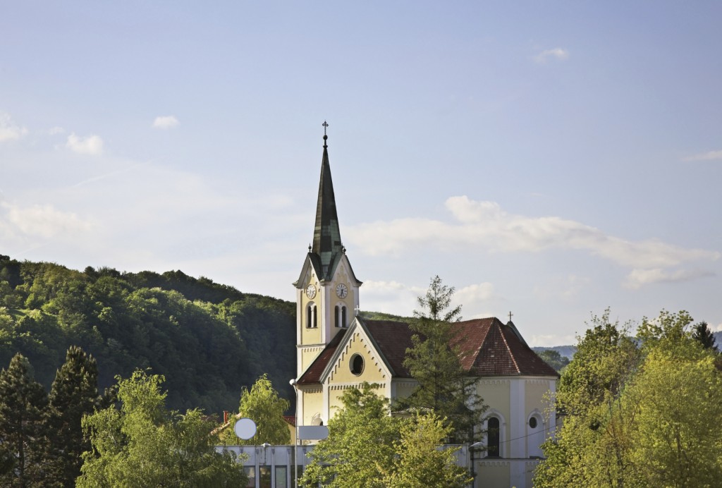Church of St. Rupert in Krsko. Slovenia
