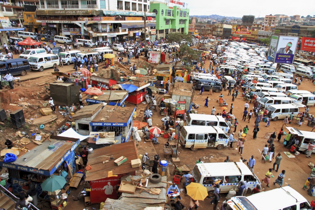 Busy Kampala Uganda