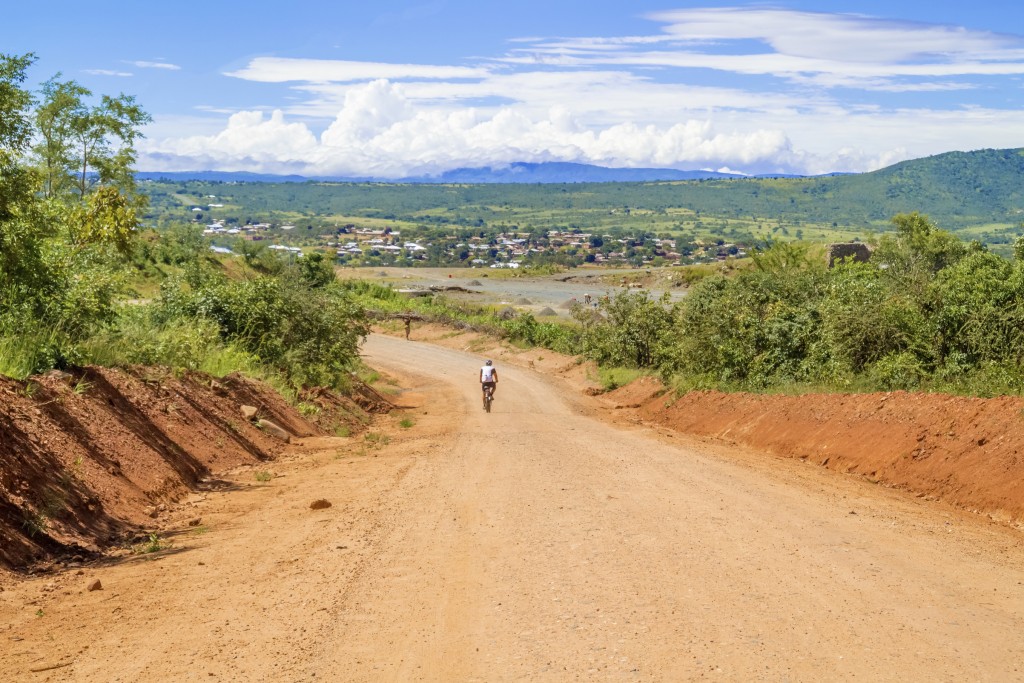 Road landscape in Tanzania
