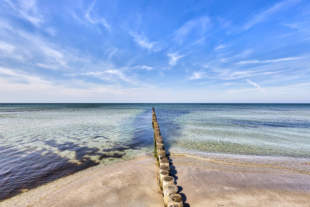 typical ocean landscape at Hiddensee island