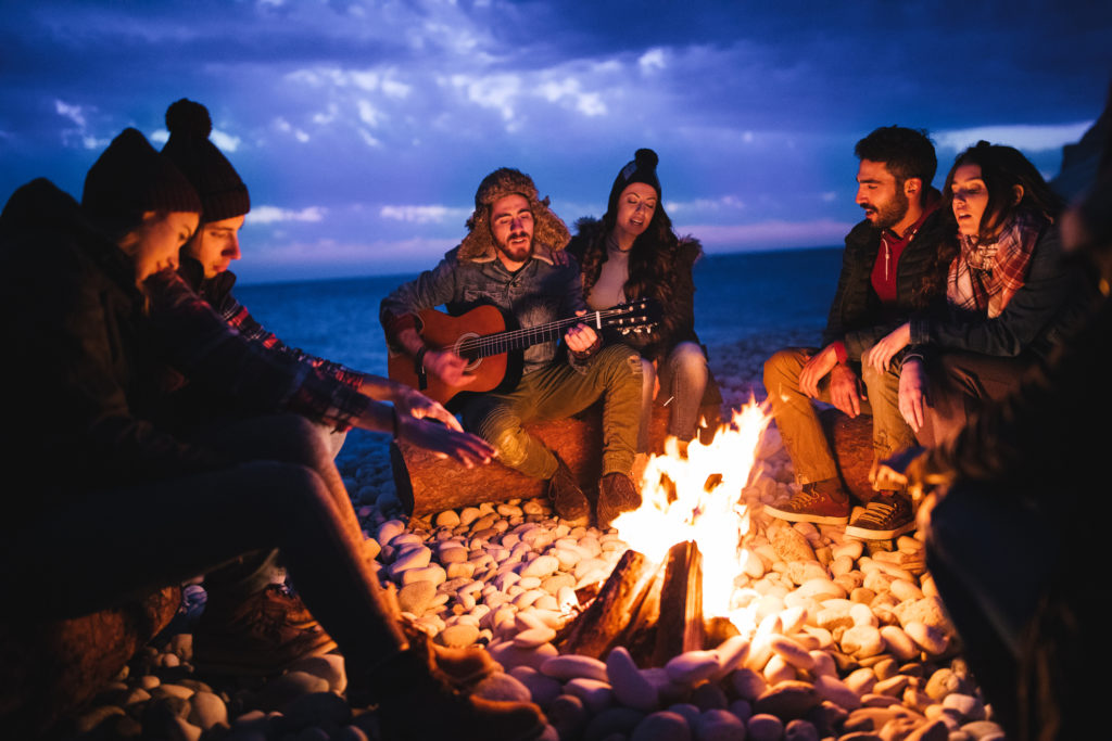 beach bonfires build friendships