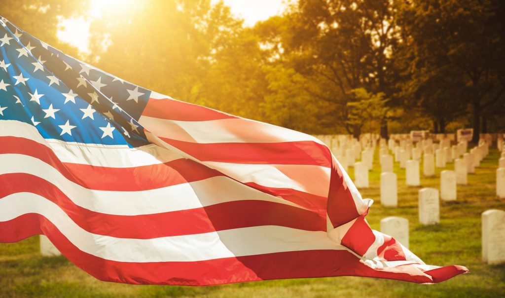 memorial day at cemetery
