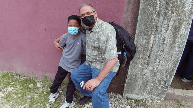 Paul with Honduran Boy